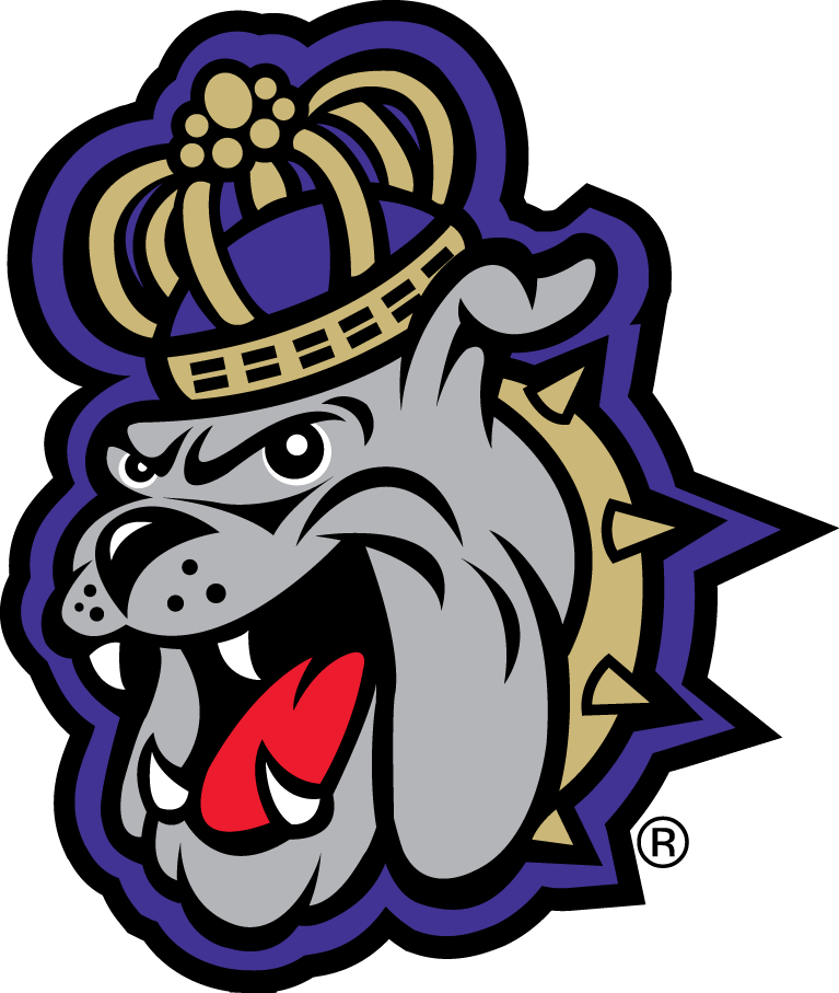 James Madison Dukes 2013-2016 Alternate Logo iron on transfers for T-shirts